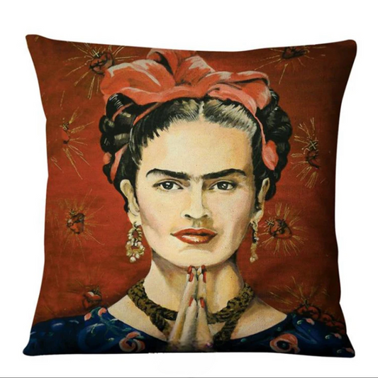 Namaste Frida Indoor/Outdoor Throw Pillow Cover