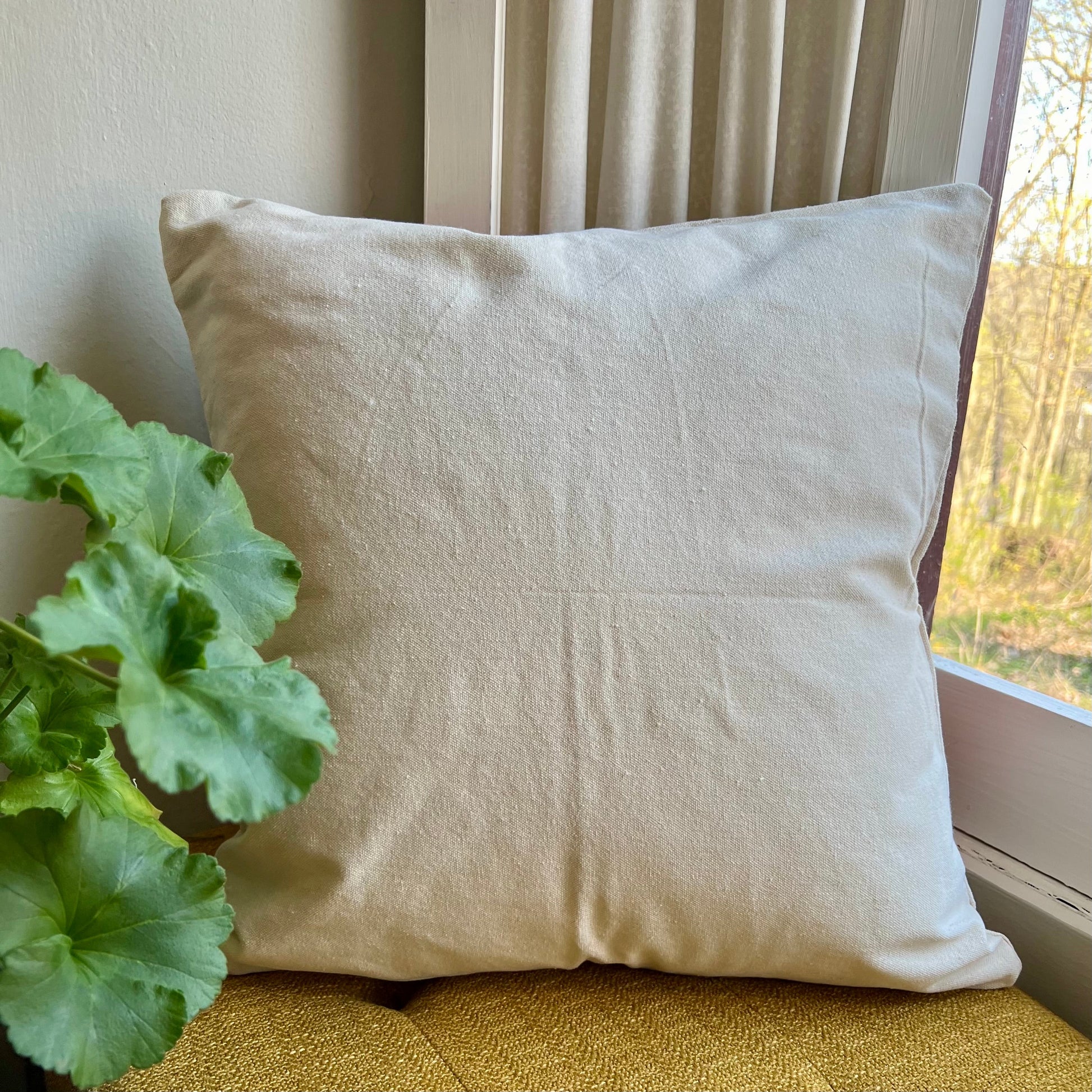 Vibrant Floral Embroidered Throw Pillow Cover