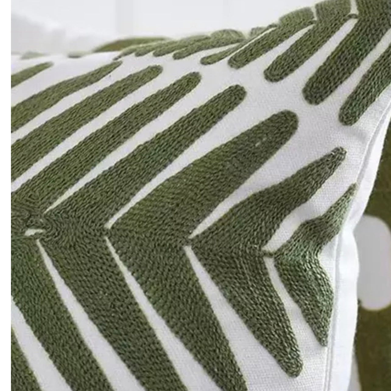 PRE ORDER Green Goddess Set of 3 Embroidered Pillow Covers
