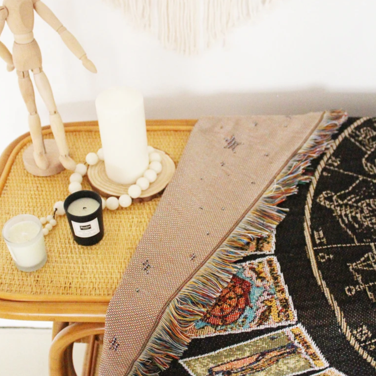 Tarot Deck Woven Tapestry/Throw