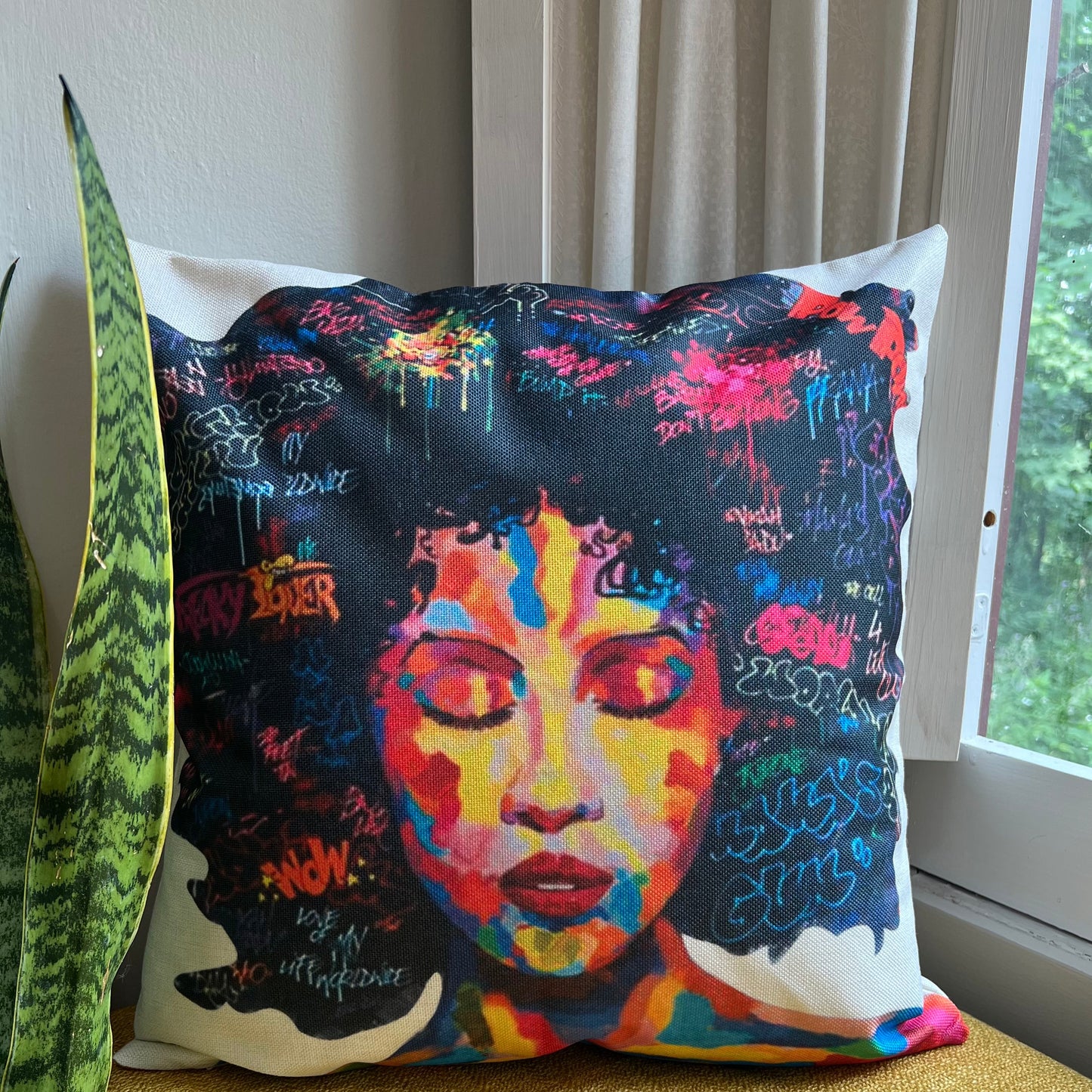 Black Girl Magic Pillow Cover