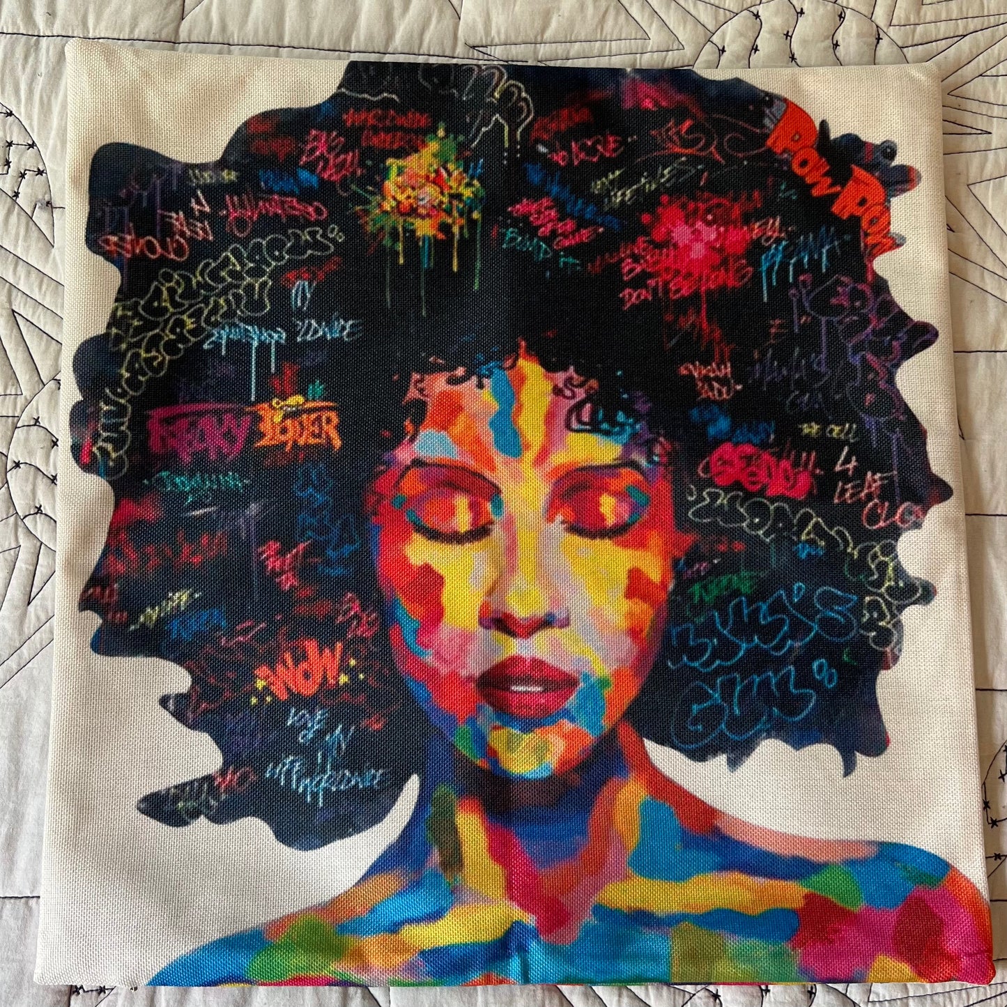 Black Girl Magic Pillow Cover