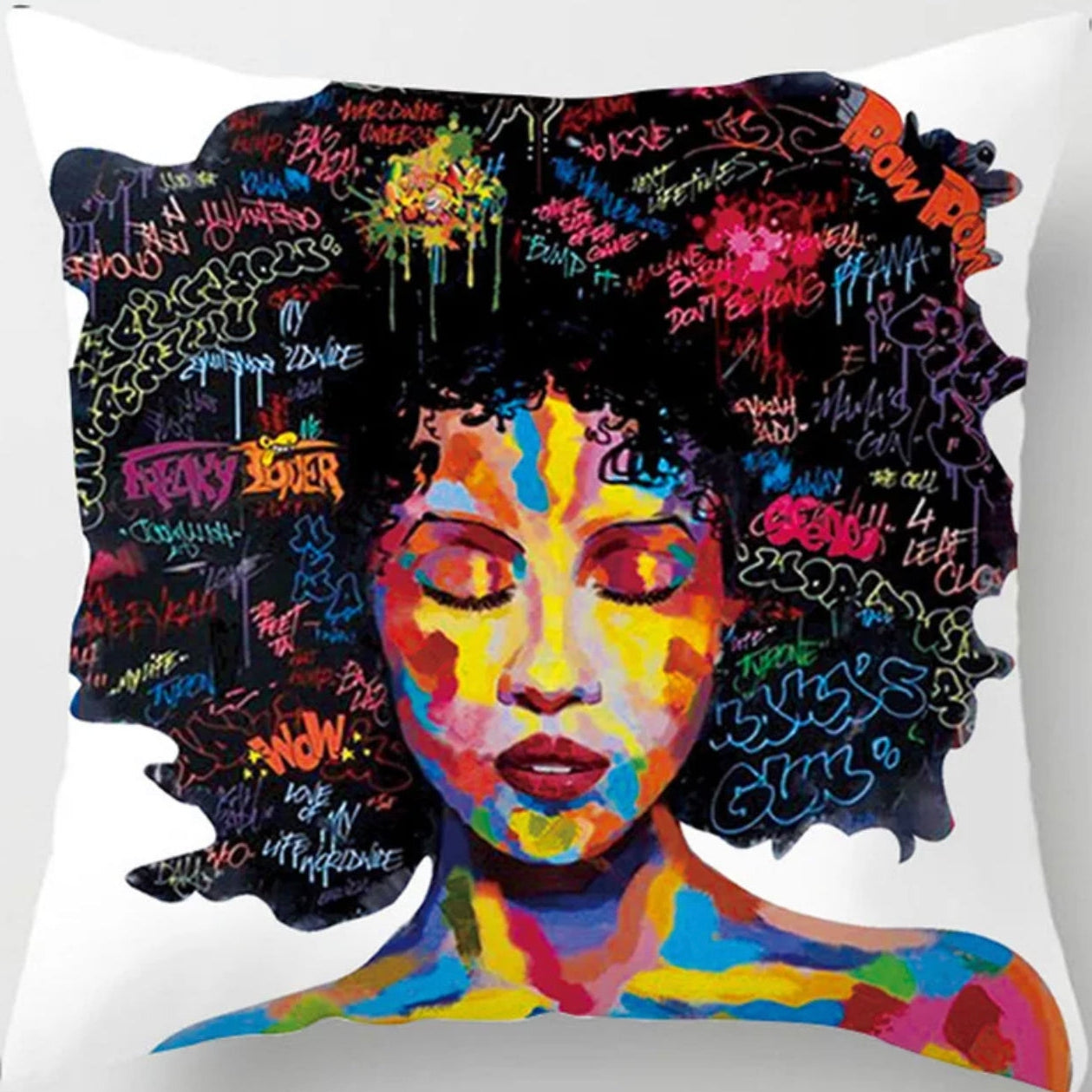 Black Girl Magic Pillow Cover