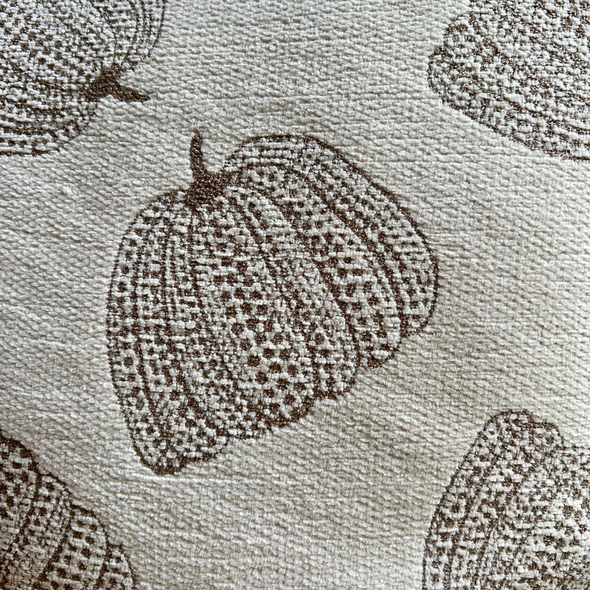 Chenille Tan Pumpkin Pillow Cover