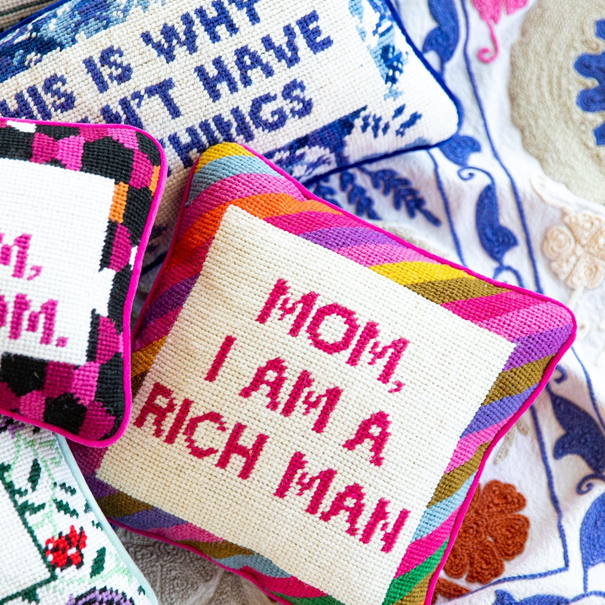 Cher Knows Best Needlepoint Pillow