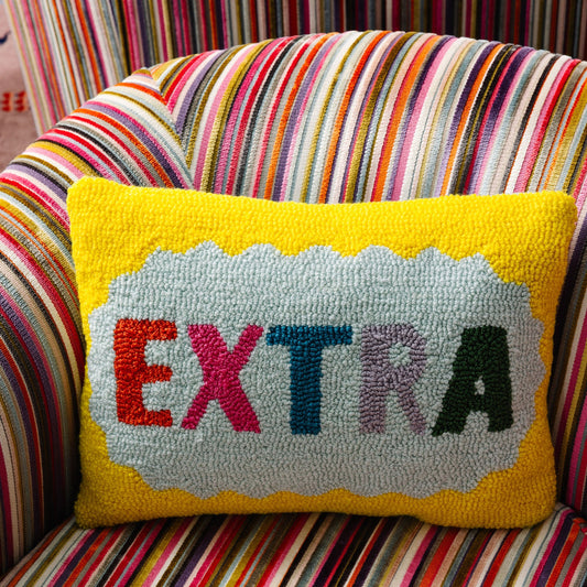 Extra Needlepoint Pillow