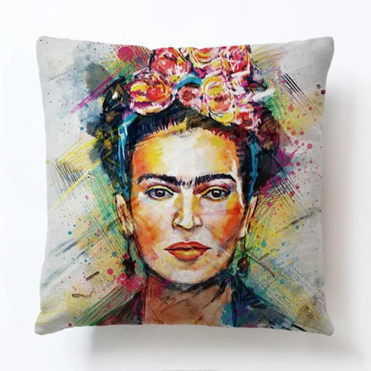 Modern Art Frida Indoor/Outdoor Throw Pillow Cover