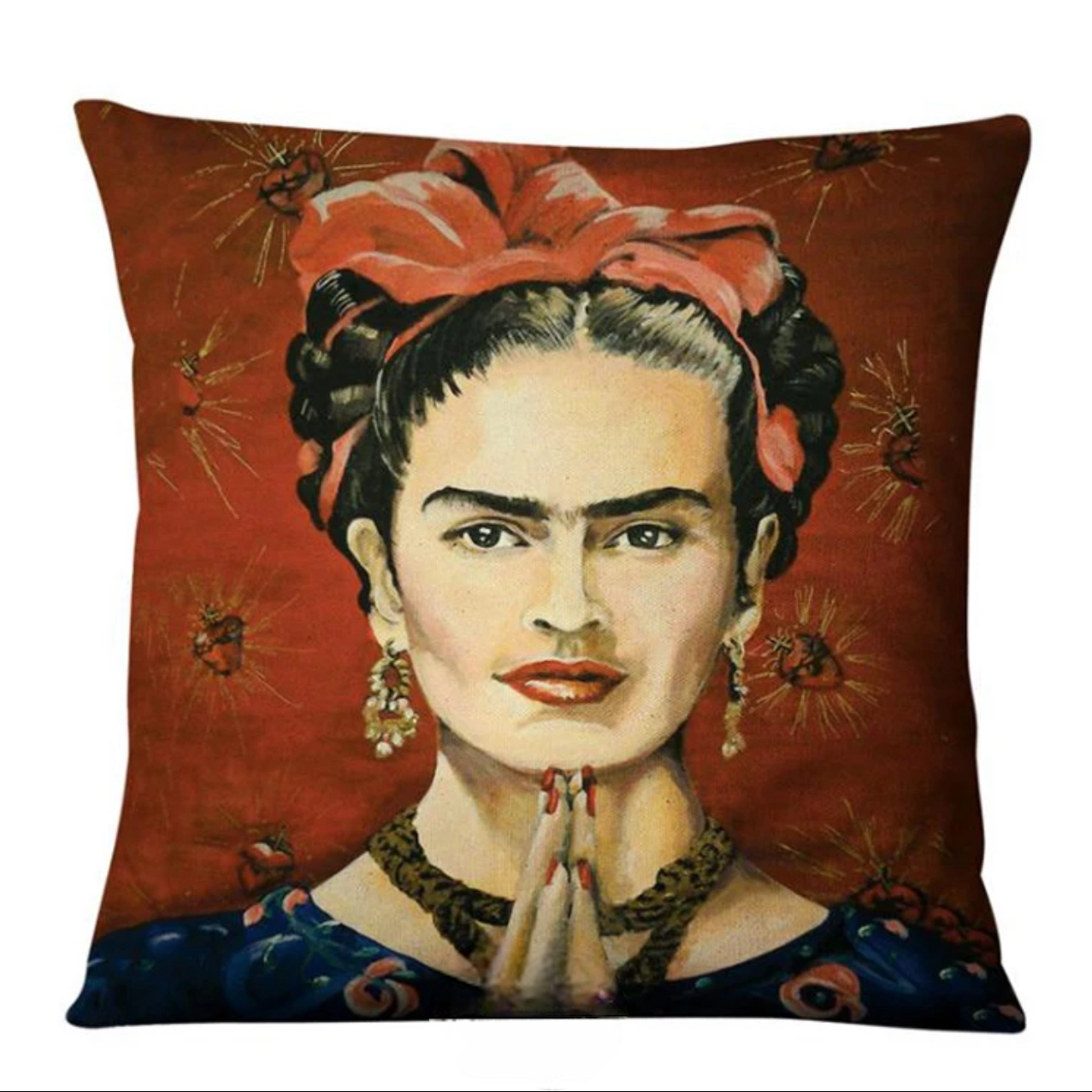 Namaste Frida Indoor/Outdoor Throw Pillow Cover