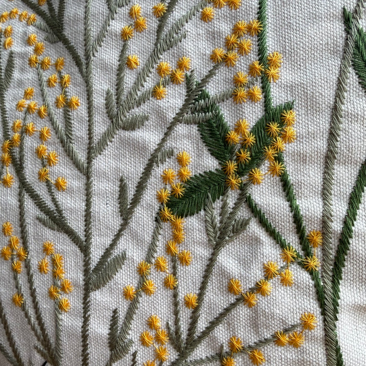 PRE ORDER Field of Blooms Embroidered Pillow Cover