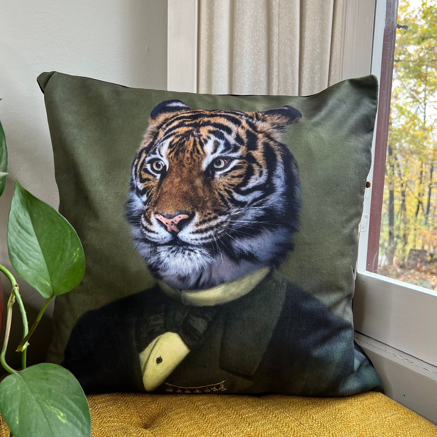 Tasteful Tiger Pillow Cover