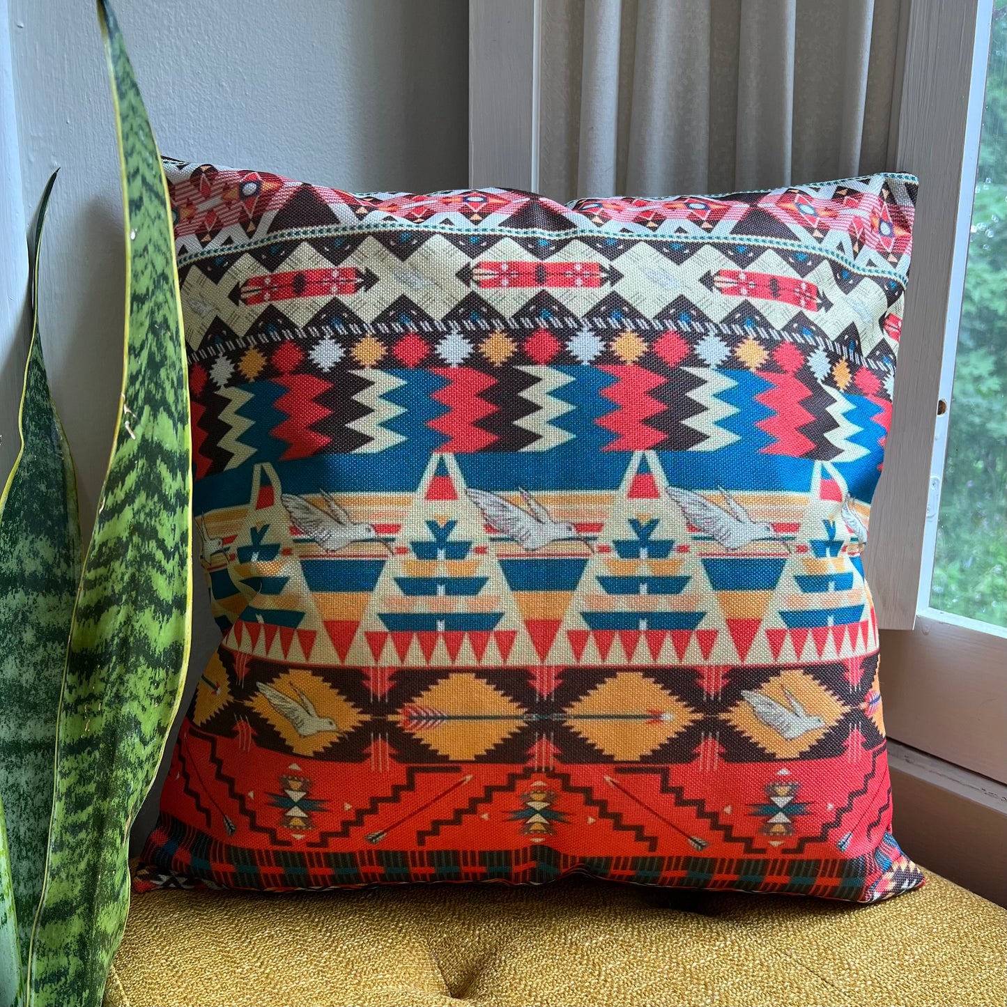 Tribal Pattern #1 Indoor/Outdoor Pillow Cover