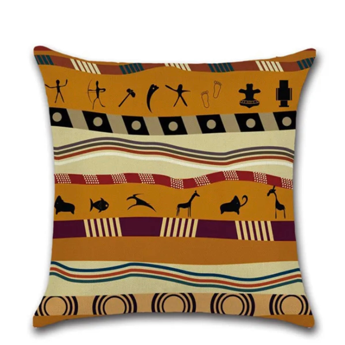 Tribal Pattern #2 Indoor/Outdoor Pillow Cover