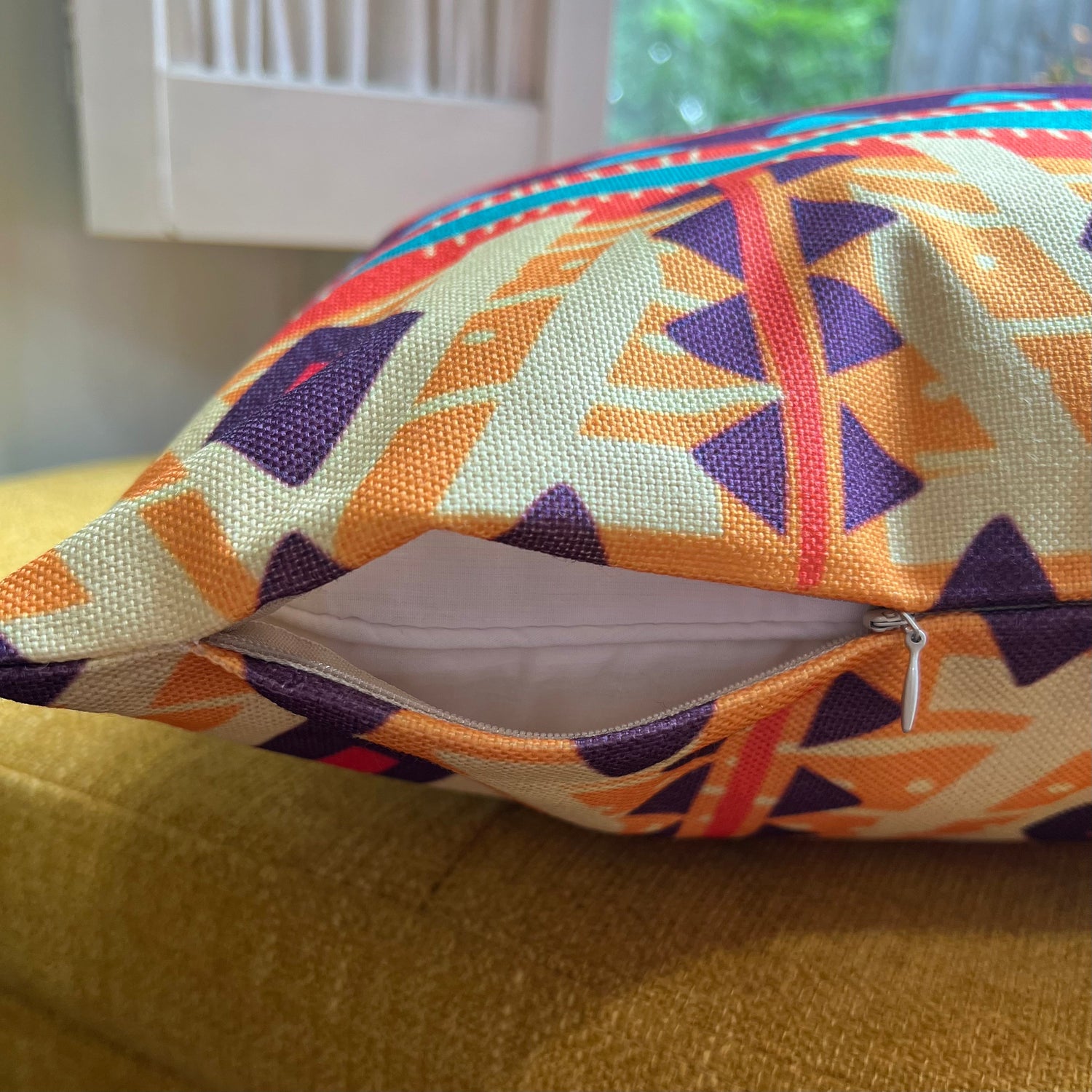 Tribal Pattern #3 Indoor/Outdoor Pillow Cover