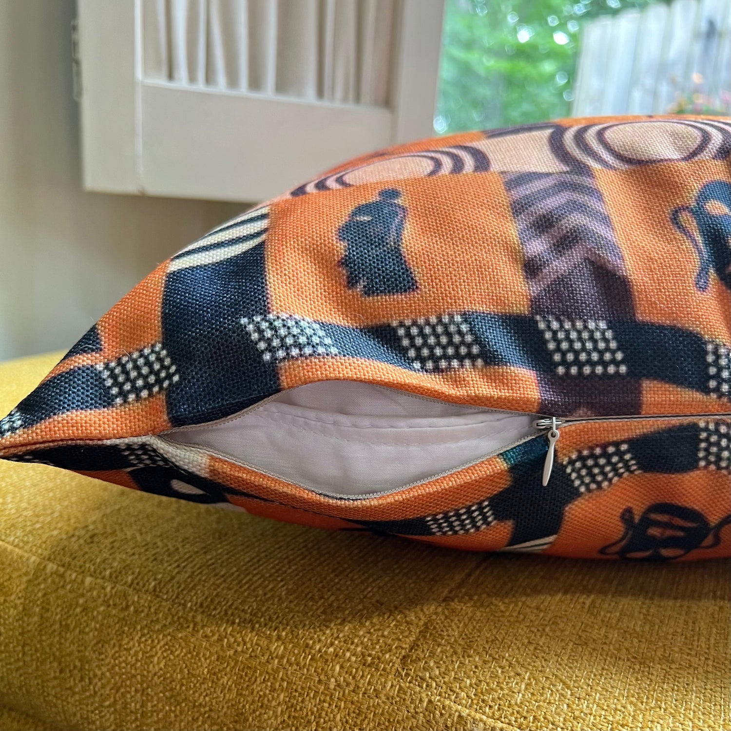 Tribal Pattern #4 Indoor/Outdoor Pillow Cover