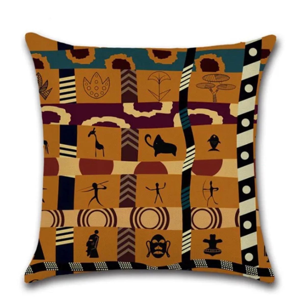 Tribal Pattern #4 Indoor/Outdoor Pillow Cover