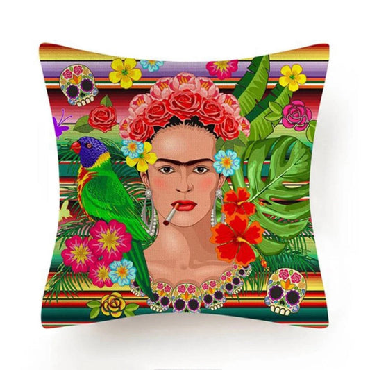 Viva la Frida Indoor/Outdoor Pillow Cover