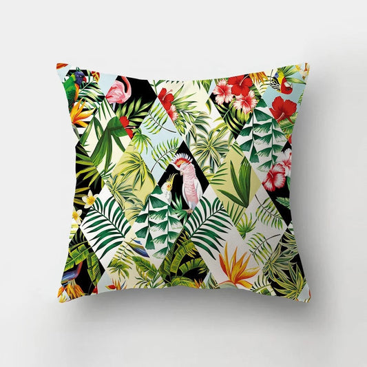 Rainforest Collage Indoor/Outdoor Pillow Cover