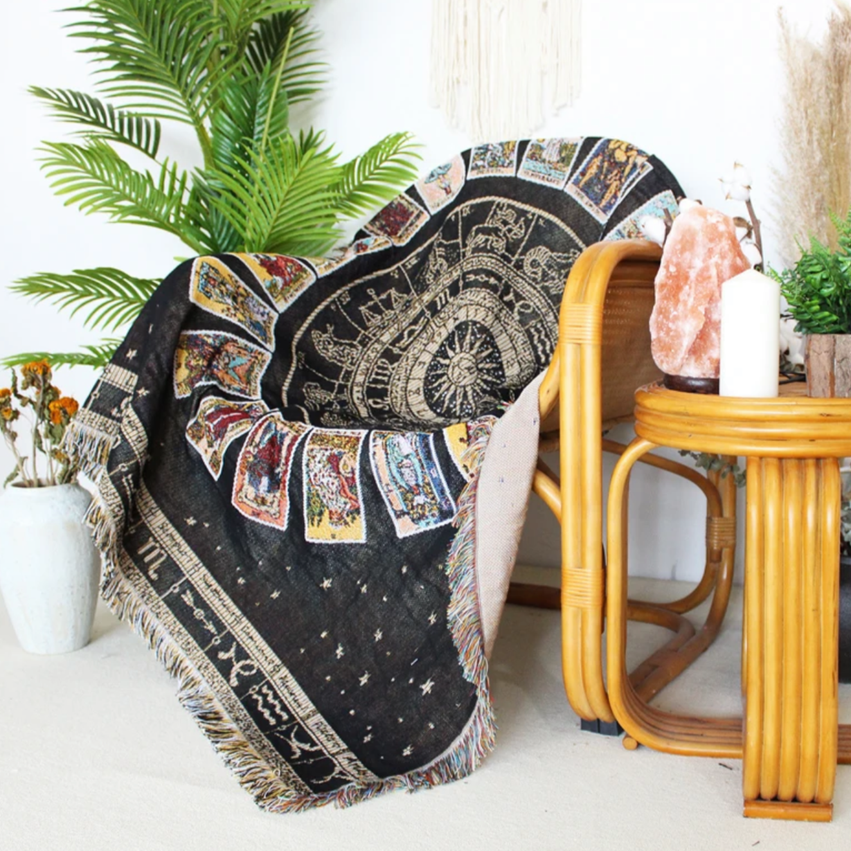 Tarot Deck Woven Tapestry/Throw